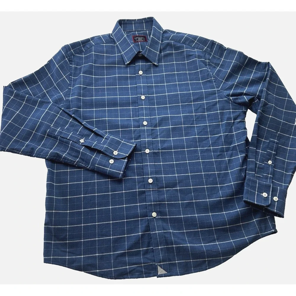 NWOT‎ Untucket Ortranto style wrinkel free Classic Business Casual size M
